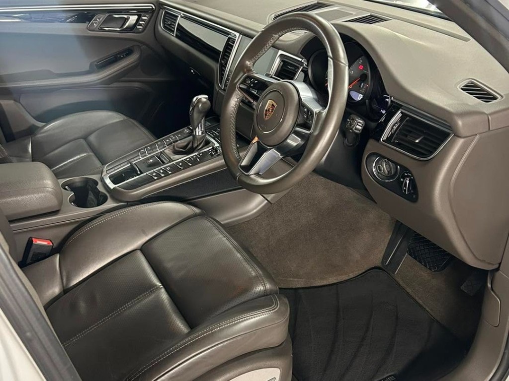 Porsche Macan interior after a full interior detail