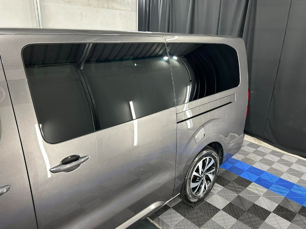 Grey van rear quarter cleaned and coated