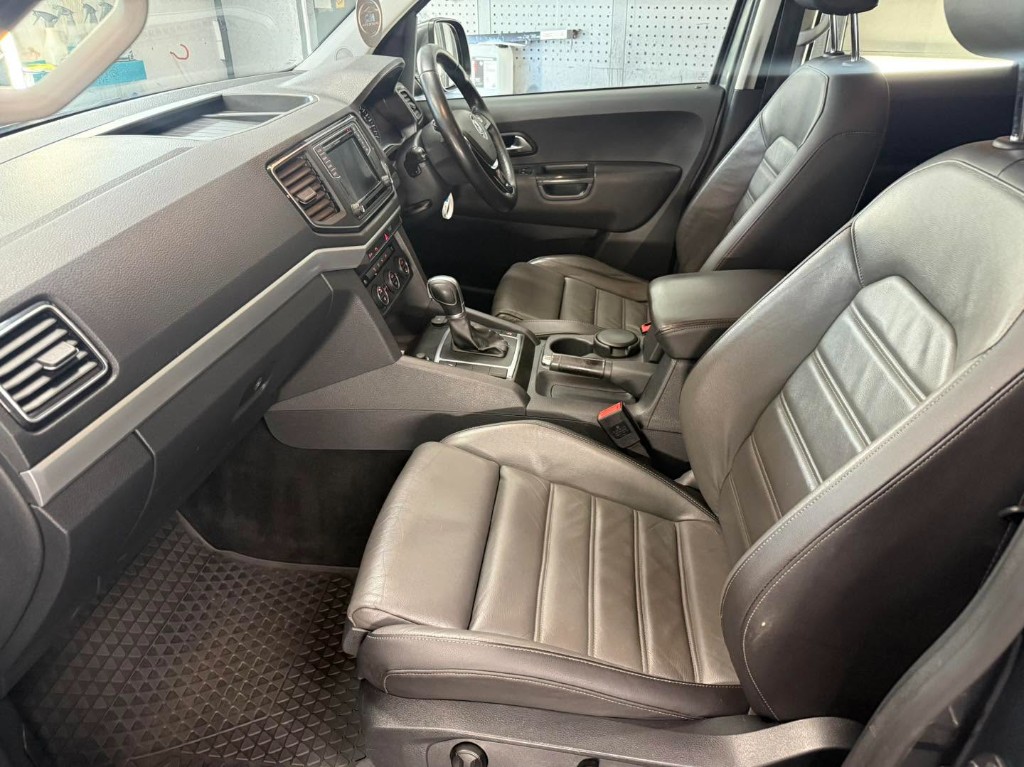 Spotless, conditioned leather interior after a deep clean
